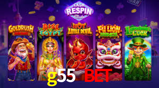 Interface do App g55 bet